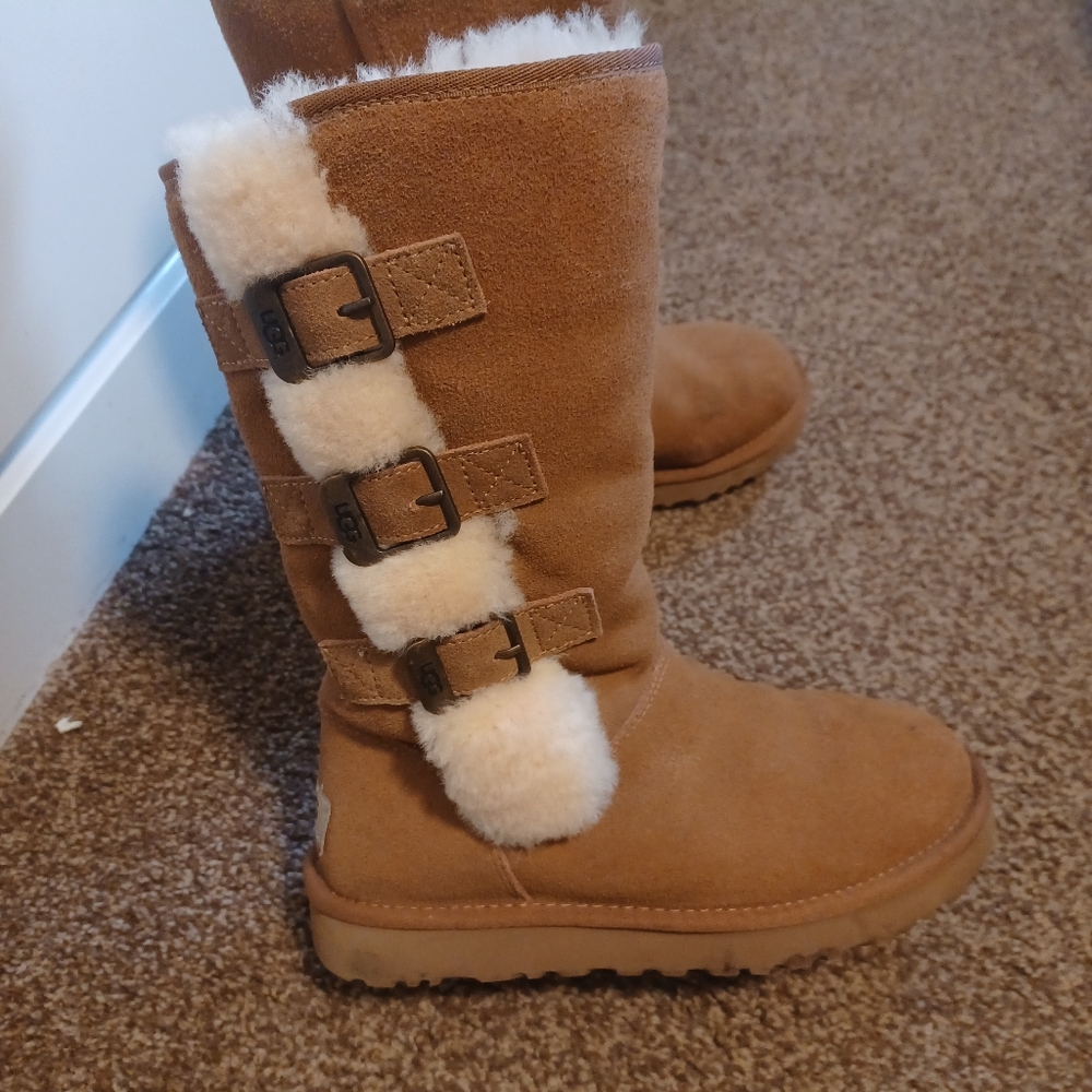 Brown Suede Ugg Boots Fully Lined - image 4